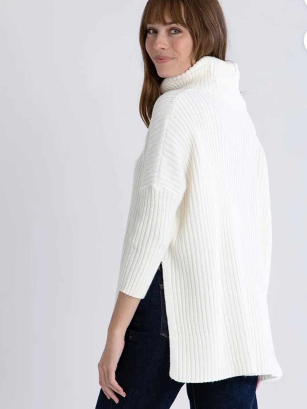 Mersea New Yorker Ribbed Cowl Sweater Black